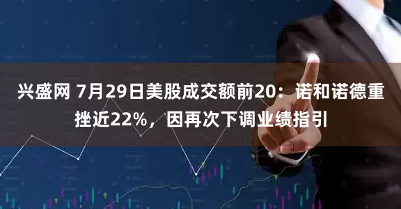 兴盛网 7月29日美股成交额前20：诺和诺德重挫近22%，因再次下调业绩指引
